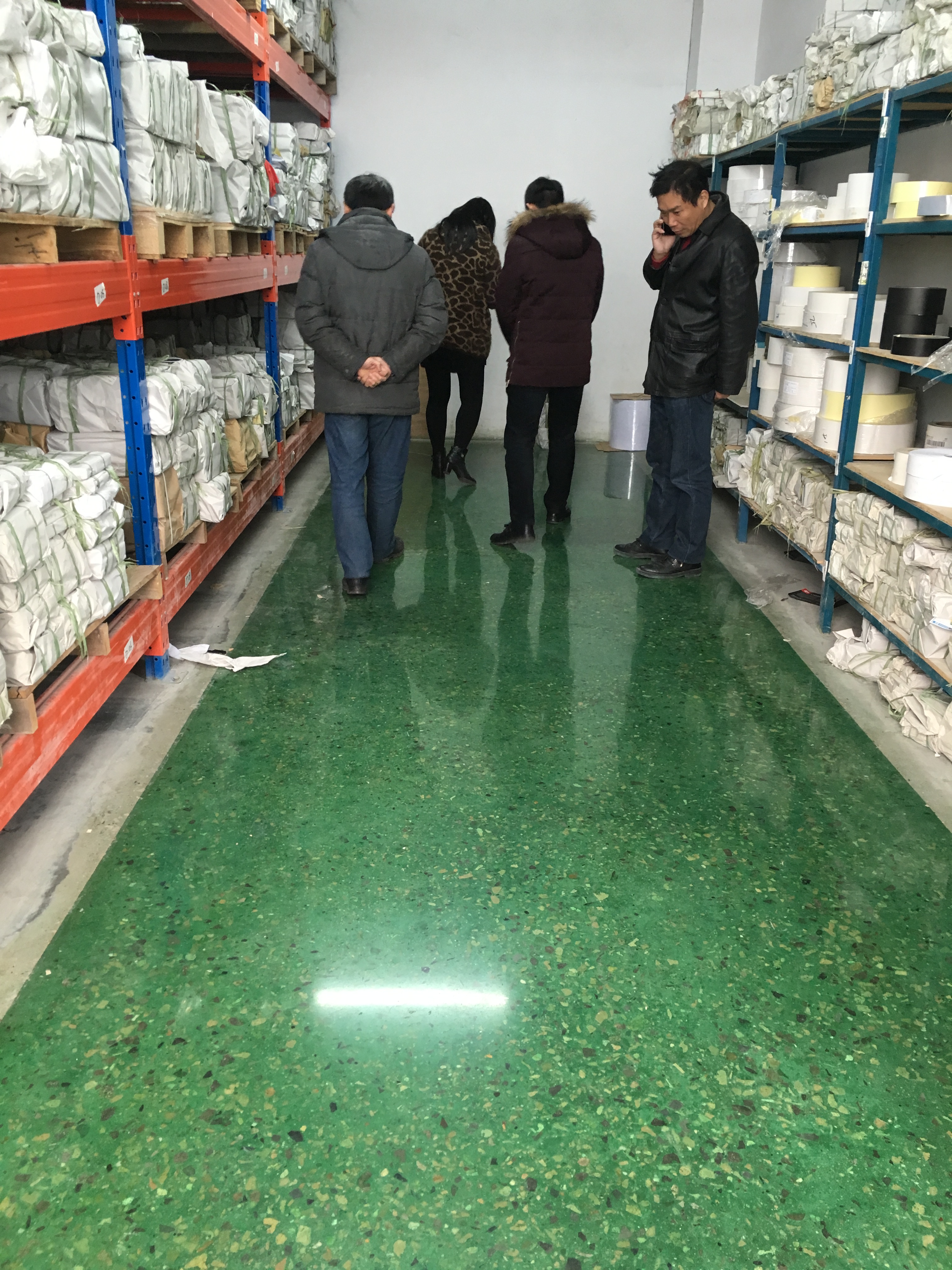 通道混凝土着色地坪参观