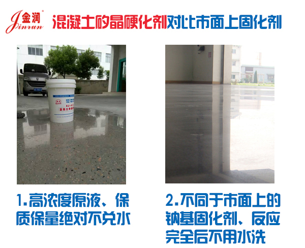 金润硬化剂对比市面硬化剂